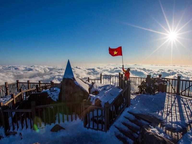 Cảnh đẹp Sapa nổi tiếng núi Fansipan